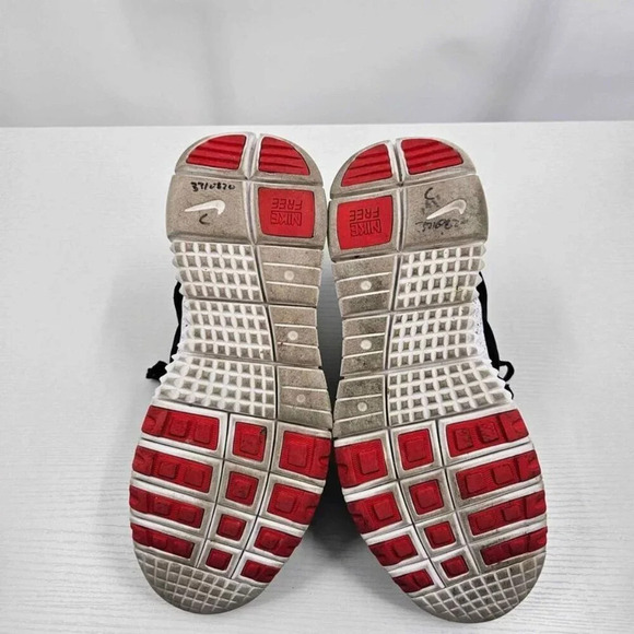 Nike 559599-016 Huarache Free Sheild "NYC Pack" Mens Black Red Sport Shoes Sz 12 - Picture 7 of 9